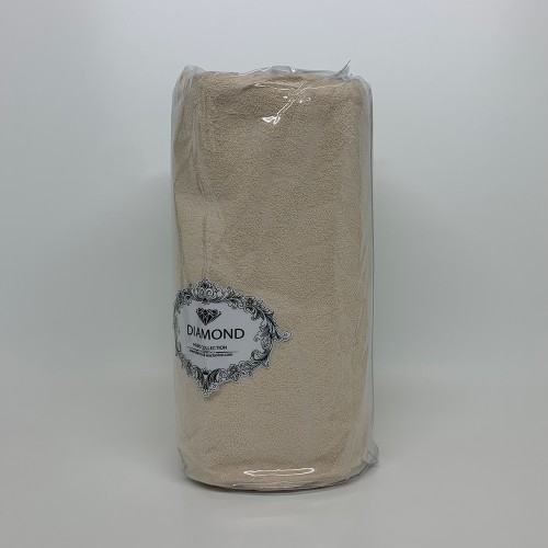 Простыня махровая на резинке DIAMOND HAVLU CARSAF BEIGE