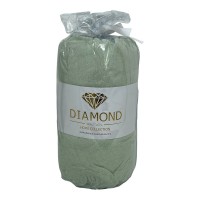 Простыня махровая на резинке DIAMOND HAVLU CARSAF GREEN
