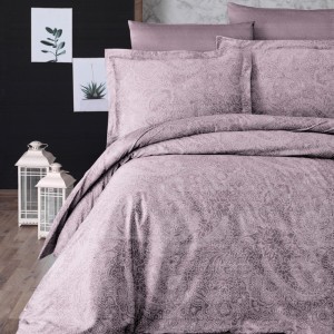 Постільна білизна сатин FIRST CHOICE NEVA LAVENDER (200x220)