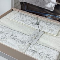 Набор бамбуковых полотенец Maison Dor ROSE MARINE ECRU (3)
