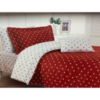 Постільна білизна Maison Dor  STARS RED (160x220)