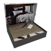 Постільна білизна Maison Dor PULUME VOLANTE BEIGE (200X220)
