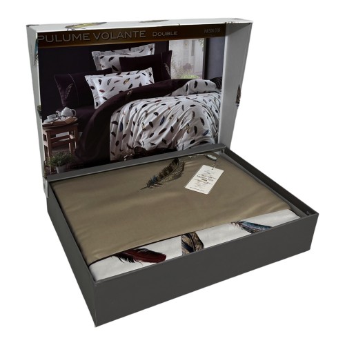 Постільна білизна Maison Dor PULUME VOLANTE BEIGE (200X220)