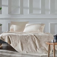 Постільна білизна Tivolyo Home PIKE PAPILLON BEJ (220x240)
