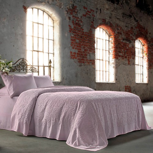 Постільна білизна Tivolyo Home PIKE BAROC PEMBE (220x240)