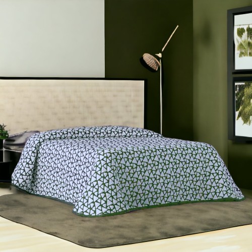 Покривало Zebra Onix Green двостороннє (250x270)